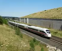 DB Fernverkehr ICE T (BR 411) am 18.08.16 bei Neuhof (Kreis Fulda) auf der KBS615