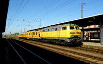 Am 26.08.2016 stand die 218 392-9 von der DB Netz Instandhaltung in Stendal und fuhr den weiter in Richtung Berlin.