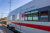 ICE (1632) OSTSEEBAD BINZ am Bahnsteig 2 in Pasewalk. - 26.08.2016
