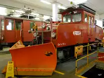RBS - 100 Jahr Feier Triebwagen Ge 4/4 112 im Depot in Solothurn am 27.08.2016 