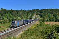 193 824 mit DGS 47196 am 25.08.2016 bei Solnhofen. 