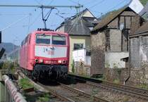 181 224-7 mit einem IC in Müden an der Mosel am 09.04.07