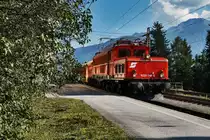 1020 018-6 hält mit dem SR 17076 (Spittal-Millstättersee - Mallnitz-Obervellach), im Bahnhof Penk.
Aufgenommen am 28.7.2016.