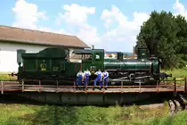 Frisch geprüft haben die beiden  DampferzeugungsIngenieure  Stefan und Andi Ihre Jungfernfahrt nach Köflach bestanden. 10.09.2016
 