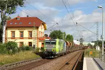 185 152-6   K&S  mit dem EK 63042 (Villingen(Schwarzw)-Mannheim Rbf) bei Marbach 19.8.16