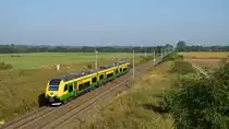 Seit dem 05. 09. 2016 verkehren die neuen GySEV Desiro MLs, auch VEntus genannt, auf der Linie Deutschkreutz-Sopron-Wien-Kittsee-Bratislava Petrzalka. Am 10.09 erreicht 4744.302 gleich den Bahnhof Gramatneusiedl mit dem REX 7613. 