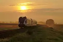 VT63.10 als Zug 4357 kurz vor Frauental-Bad Gams. (08.09.2016)