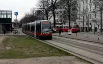 Wien Wiener Linien SL 31 (B 672) I, Innere Stadt, Franz-Josefs-Kai / Schottenring am 23. März 2016.