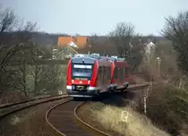 VT 640 bei DO-Lüttgendortmund Nord, März 1999