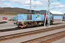 GC T44 330 am 02.06.2015 abgestellt im Güterbahnhof von Kiruna und wartet auf ihren nächsten Einsatz.