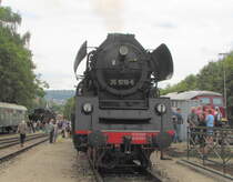 Lausitzer Dampflokclub 35 1019-5 (90 80 0035 019-3 D-LDC) am 03.09.2016 im Dampflokwerk Meiningen.
