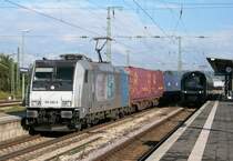 185 680 mit DGS 41157 (RTB, Frankfurt-Höchst–Curtici) am 06.09.2016 in Neumarkt (Opf)