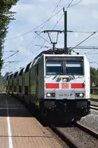 BAD ZWISCHENAHN (Landkreis Ammerland), 18.08.2016, 146 563-2 vor IC 2430 nach Emden Hbf bei der Einfahrt in den Bahnhof Bad Zwischenahn