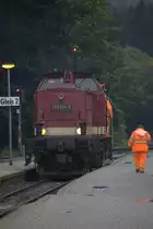 199 874-9 als Rangierfahrt in Drei Annen Hohne.04.10.2016 08:15 Uhr.