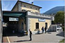 Morbegno, eine Zwischenstation im Veltlin zwischen Colico und Sondrio. (06.10.2016)