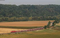 111 073-3 mit dem RE 4923 (Lauda-Stuttgart Hbf) bei Kirchheim 12.9.16