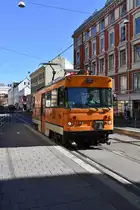 OSLO (Provinz Oslo), 07.09.2016, ein Werkstattwagen in der Haltestelle Brugata