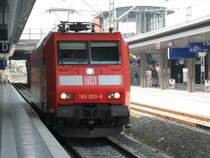Die baureihe 185 053-6,H�lt im S-Bhf Gesundbrunen auf gleis 9,
5.4.2007