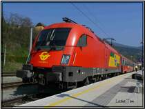 GySEV Taurus 1116 061-1 Bahnhof Leoben am 13.04.2007