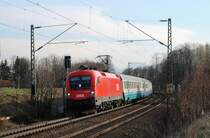 1116 244 mit EC 82 aus Verona, bei Gro�karolinenfeld (06.03.2007)