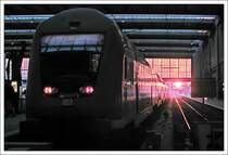 Sonnenuntergang - 

Hauptbahnhof München, 02.04.2007 (J)