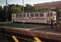 Scandlines-109 wartet in Warnem�nde