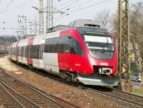 4024 047-5 am 7.4.2007 als S50 nach Tullnerbach-Pressbaum kurz nach der Ausfahrt aus Wien H�tteldorf