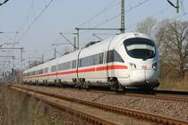 ICE-T saust durch Pritzier. 03/2007