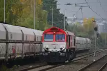 Am 22.10.16 rangierte die DE672 alias 266 072 einen beladenen Kohlezug aus Niederaußem in Rommerskirchen und fuhr später in Richtung Köln.

Rommerskirchen 22.10.2016