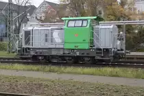 Von ihrer besten Seite zeigte sich 650 114-8 am 04.11.2016 im Rostocker Hbf. 