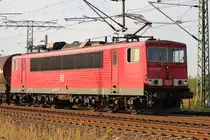 Leipzig-Stahmeln : am 27.09.2016 kommt 155 013-6 aus Halle in Richtung Lpz-Güterring.