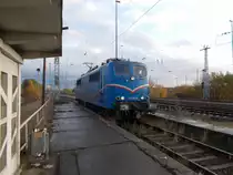 SRI 151 170 ist nicht zum ersten Mal in Mukran.Am 07.November 2016 erwischte ich die Lok in Mukran Mitte.