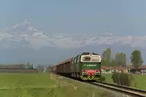 DE520 17 + DE510 12 DB CARGO ITALIA - SAVIGLIANO 13/04/2015