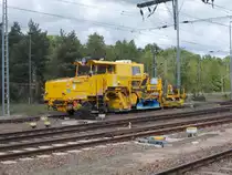 Schotterpflug im Rangierbahnhof Seddin am 14.Mai 2016.