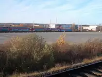 Einer von mehren abgestellten 420er Triebwagen in Mukran.Aufnahme am 24.November 2016 vom Hp Mukran West aus. 