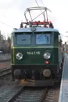 ARGE 1041.15 am 04.Dezember 2016 als Heizlok am Schluß des SR 17364 in Wolkersdorf.