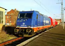 Am 03.12 .2016 war die 185 419-9 von Raildox in Stendal abgestellt .