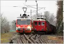 Chlausentreffen und Weihnachtsmarkt in Wienacht-Tobel.  Und Triebwagentreffen ebenfalls in Wienacht-Tobel. (27.11.2016)