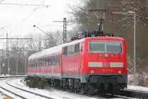 111 177-2 DB Regio in Michelau/ Oberfranken am 14.12.2012.