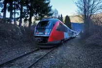 Hier noch ein Blick von Streckenende der Gailtalbahn aus auf den abgestellten 5022 021-7.
Aufgenommen am 8.12.2016 in Kötschach-Mauthen.
