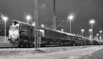 Class 66 / 653 - 07, wartet am Sonntag den 11.12.2016 auf den nächsten Einsatz.