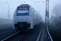 Nachschuß auf eine MRB27 der gerade Hürth Kalscheuren verlässt am Samstag den 3.12.2016