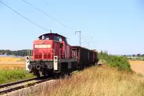 294 717-4 DB Schenker Rail bei Ebersdorf am 01.08.2013.