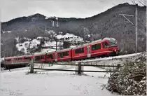 S1 mit ABe 4/16 3101 beim Neugut in Landquart. (04.01.2017)