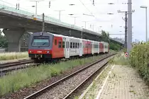 6020 318-9 am 20.Juni 2015 im offensichtlich biologisch abbaubarem Bf. Nussdorf.
