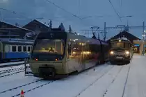 MOB: Morgenstimmung bei meiner Ankunft in Zweisimmen am 8. Januar 2017.
Foto: Walter Ruetsch