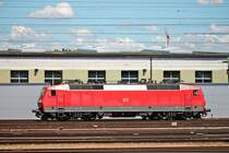 Seitenansicht am 20.07.2015 von 120 152-4, als sie vor dem ICE Werk in Basel Bad Bf abgestellt stand und auf ihren nächsten Einsatz wartete.