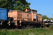 BR V60/345 Infraleuna 174 der Pressnitztalbahn mbH in Espenhain bei Leipzig 16.10.2016