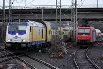 Metronom 246 002-0 als RE 5 nach Cuxhaven bei der Einfahrt in Hamburg-Harburg 11.1.2017