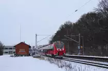 442 303 DB Regio in Michelau/ Oberfranken am 15.01.2017.